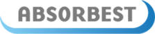 Blue underlined Absorbest logo
